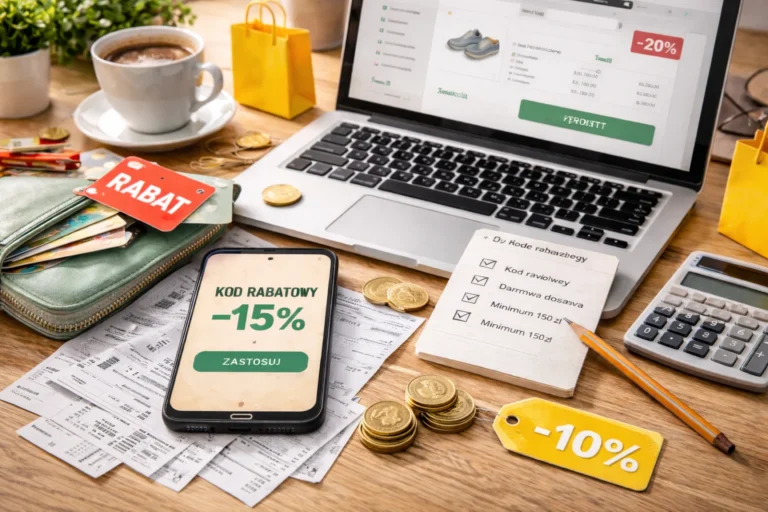 Etykieta promocyjna na produkcie z obniżką 20 procent w sklepie